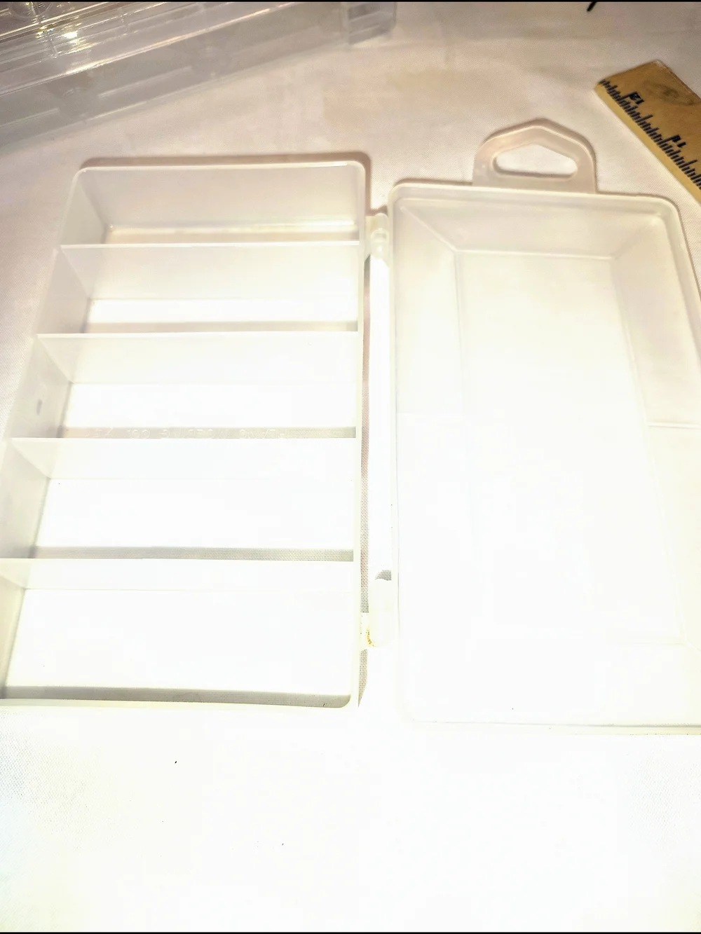 3 Clear Plastic Storage Trays